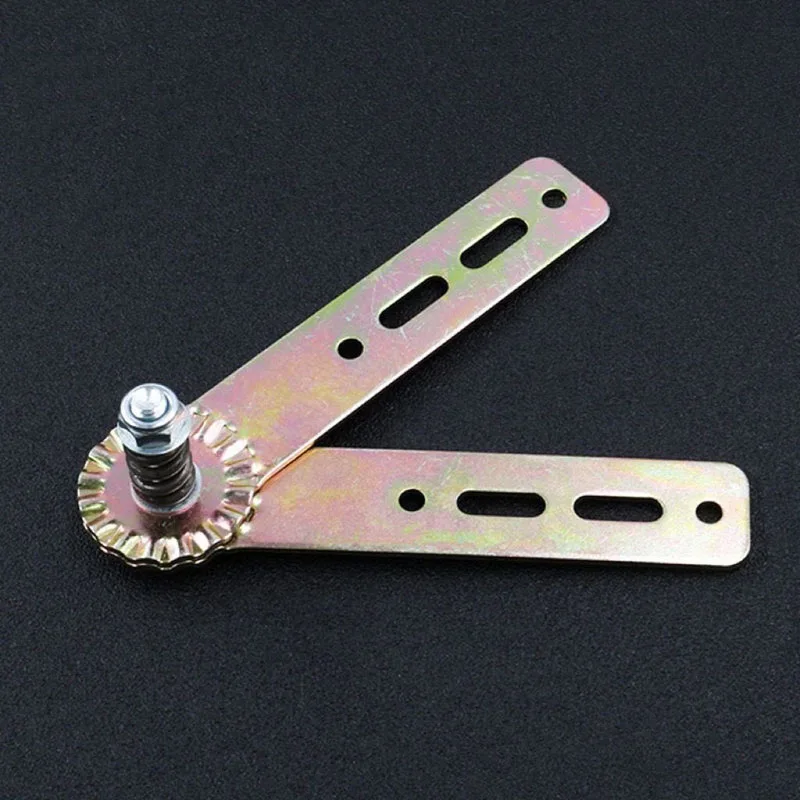 

1PCS Two Section Hinge Angle Adjuster Sofa Accessories Hardware Headrest Hinge 360° Plum Blossom Hinge Colored Zinc Plating