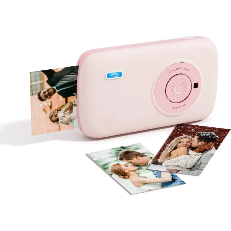 

CP2100 Portable Photo Printer for iPhone & Android Portable Mini DIY Photo Printer Bluetooth 5.0, Type-C Charging, Dye-S