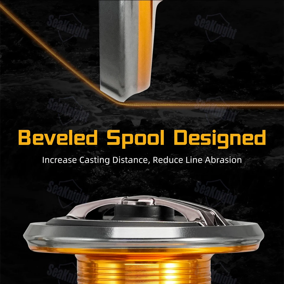 SeaKnight Brand Speedy SAW Salzwasser-Angelrolle 10+1BB Vollständig Seewasserbeständige Rollen Kohlefaser-Bremse bis zu 11KG – Detail 11