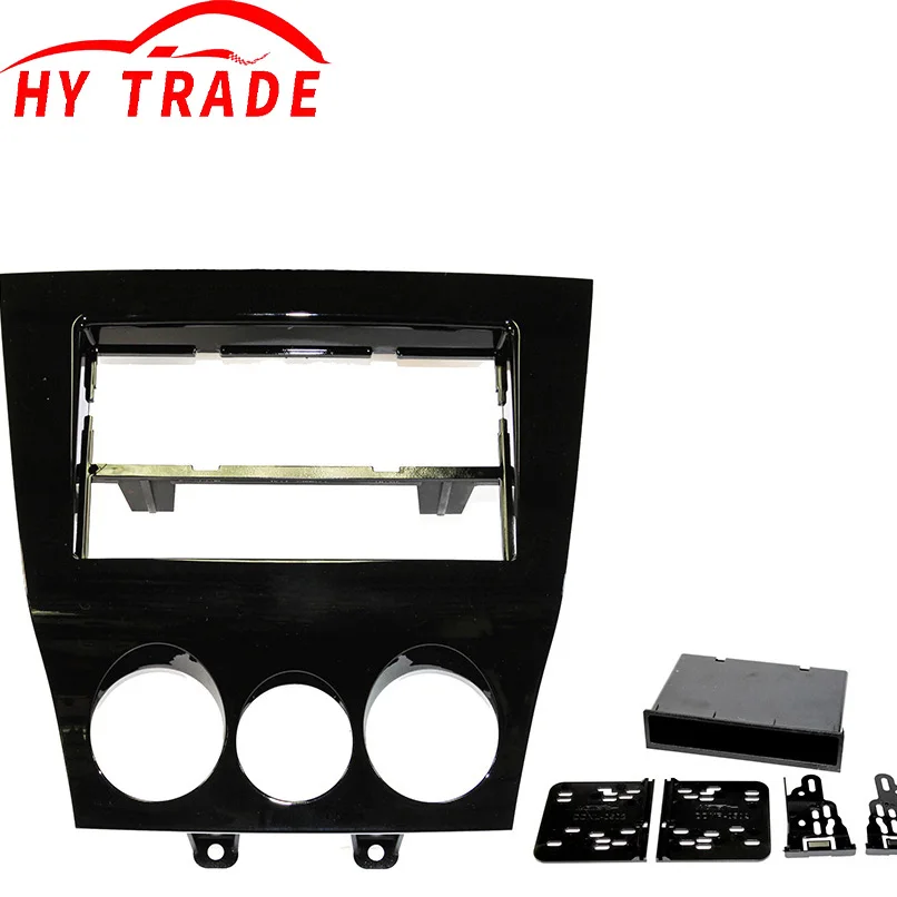 

car radio Fascia for MAZDA RX8 2011 UV Black Car refitting DVD frame Audio Dash Trim Fascia CD Installation Panel Kit Accessorie