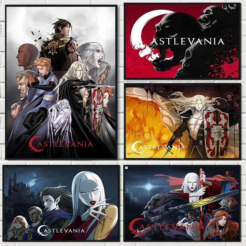 American TV Series Castlevania Season 4 Art HD Print Art Canvas Painting Poster for Living Room Home Decoration Painting Cuadros