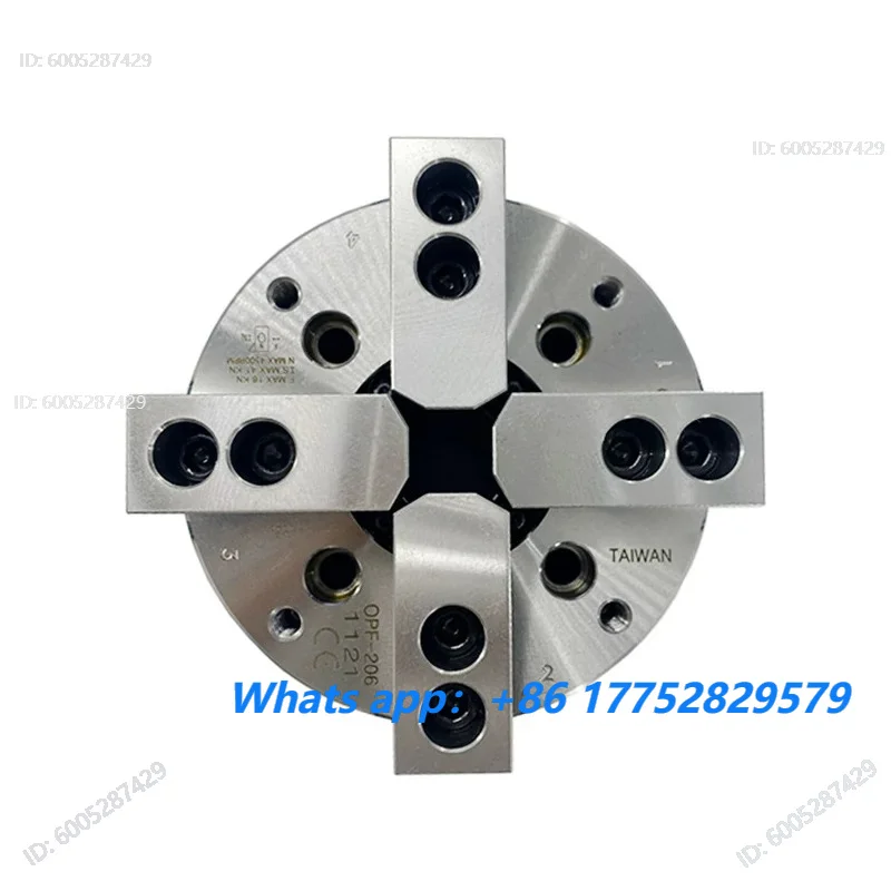 Four-jaw hydraulic chuck self-centering high-speed hollow hydraulic chuck chuck OPF-206/208/10