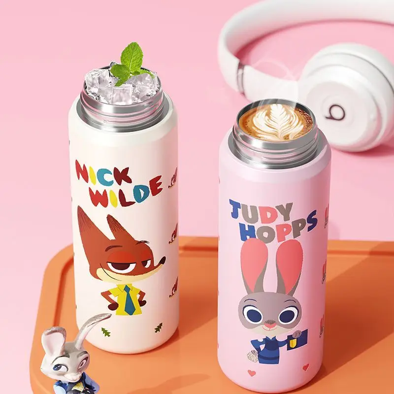 

MINISO Disney Kids 316 Stainless Steel Insulated Water Bottle Portable Sippy Cup for Students