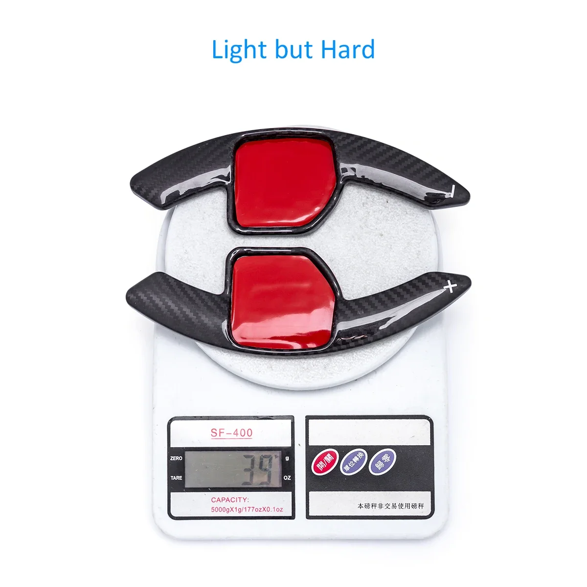 Extension de palette de volant en fibre de carbone véritable, accessoires de manette de vitesse, noir, Audi A3 A4 B8 A5 horizon C7 A7 A8 Q3 Q5 TT