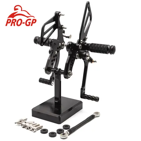 SUZUKI GSX1300R HAYABUSA 1999-2024 조정 가능한 알루미늄 오토바이 발판 리셋 Footpeg 후면 세트 발판 발 페그 New