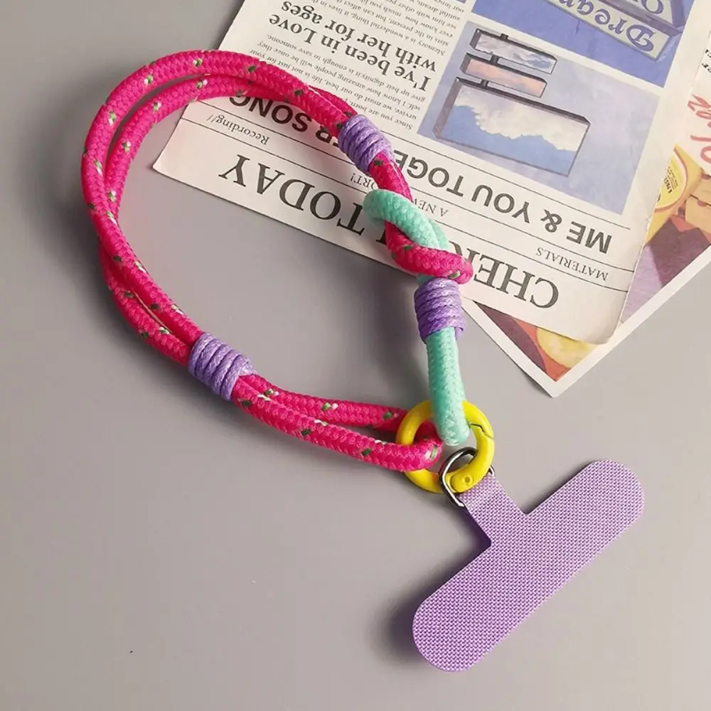 

Universal Nylon Mobile Phone Lanyard Phone Accessories Keychain Anti-lost Rope Simple Hanging Rope