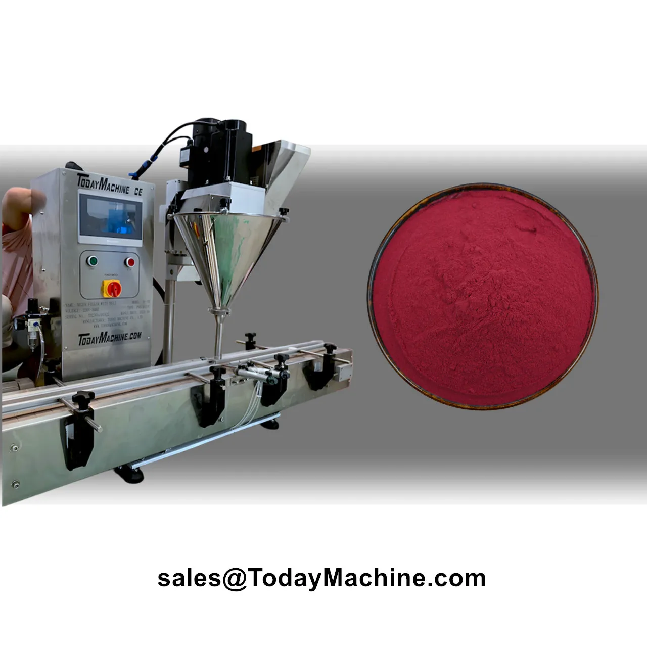 Automatic Bottle Milk Cosmetic Powder Weighing Dosing Auger Powder Filling Machine