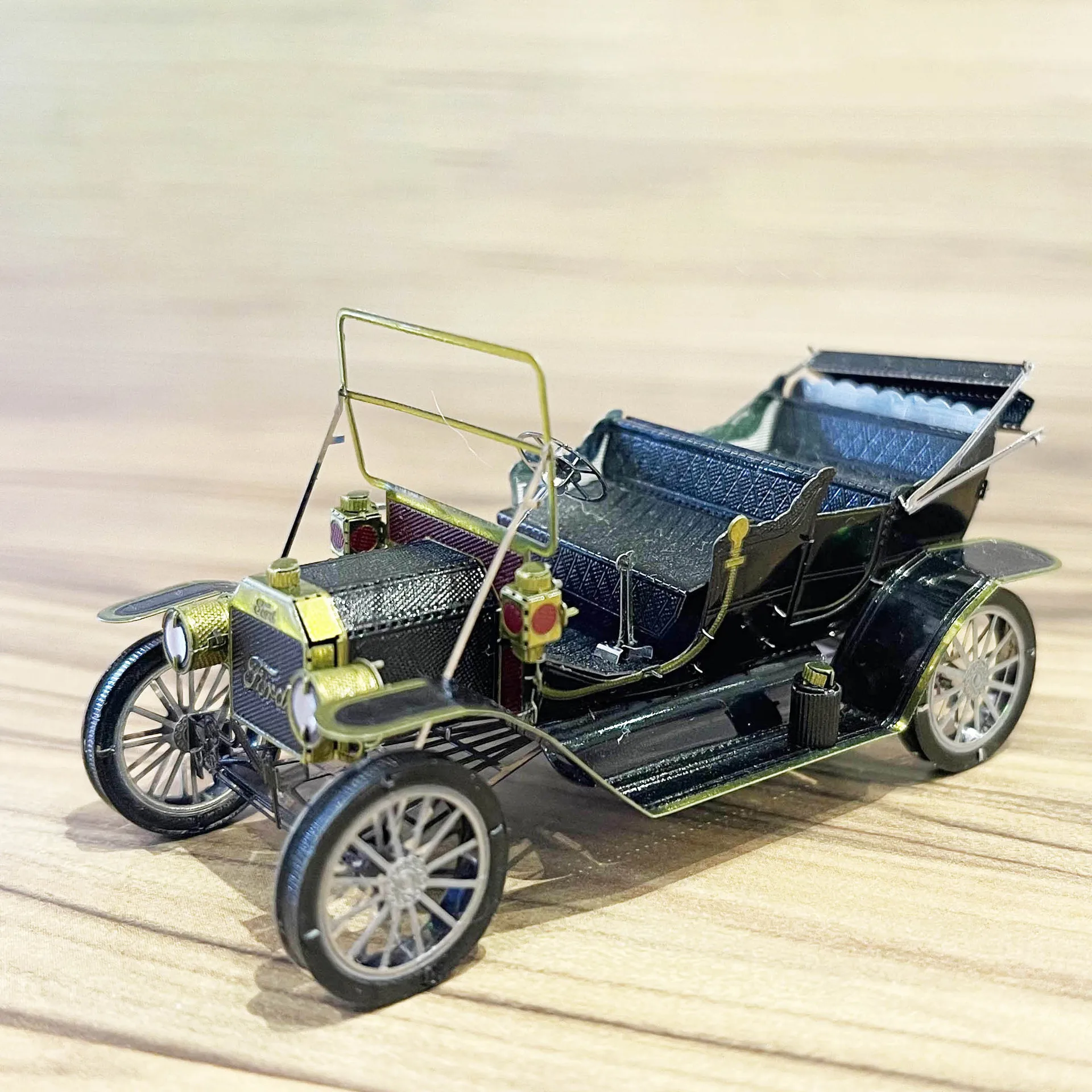 Christmas DIY 3D Metal Assembly Model Of 1908T Vintage Car A Handcrafted Toy For Boys And Girls