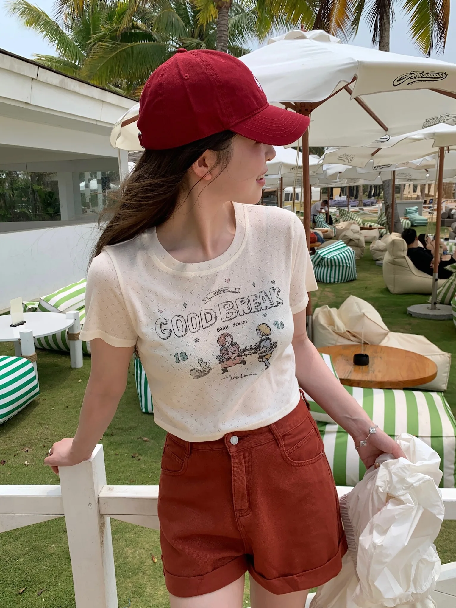 

High Waist Skinny Jeans orts Women's Summer New Sle Thin High Waist Wide Leg Denim orts Pear ape ort Pants