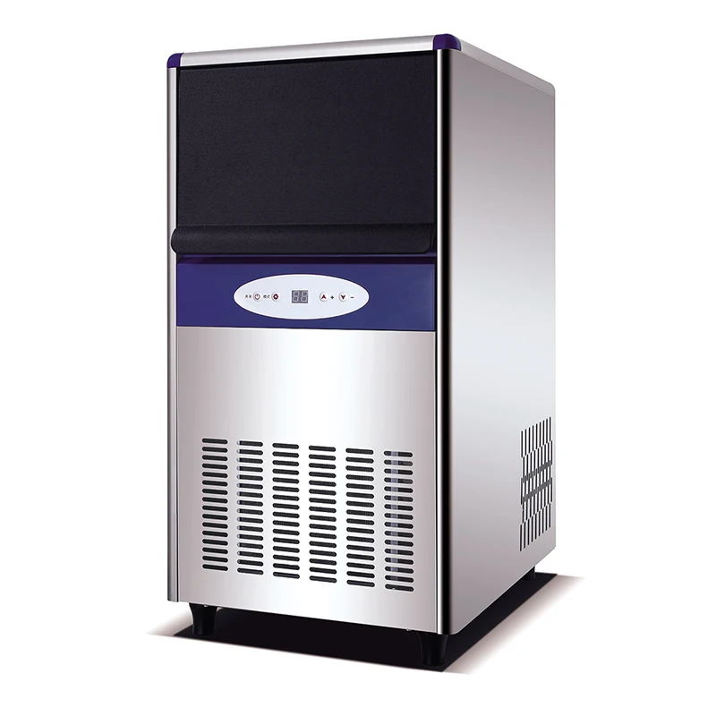 50kg/24h  Free Standing Cube Ice Machines Crescent Making Maker Cube Ice Maker for bar