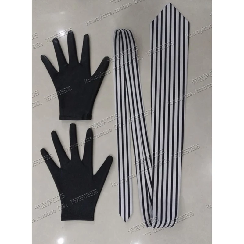 Game Phantom Thieves of Hearts Akechi Goro CROW Cosplay Costumes School Uniform Men Coat Shirt Pants Necktie Gloves Outfits - view 4