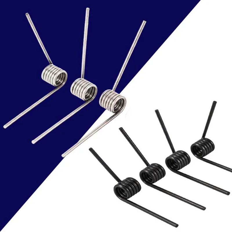 10PCS High Manganese Carbon Steel Spring V-shaped Torsion Spring 2.5MM Torsion Rotation Outer Diameter 2-20 Angle 60/90/120/180