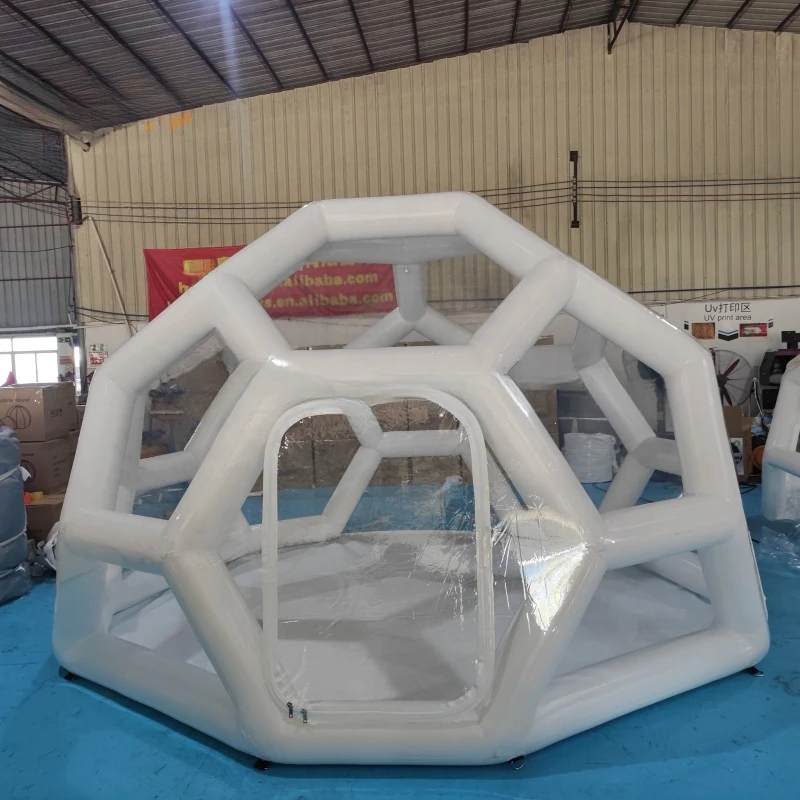 Camping Inflatable Outdoor Dome Transparent Soccer Bubble Tent Advertising Inflatable Bubble House