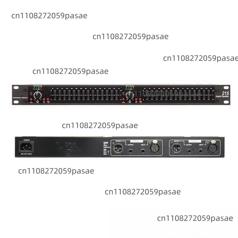 215XL Double 15-segment Equalizer Professional Home Stage Performance Wedding KTV Meeting Tuning