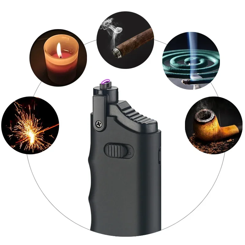 Outdoor EDC Telescopic Extended Lighter Electronic Igniter Kitchen Gas Stove Portable Ignition Gun