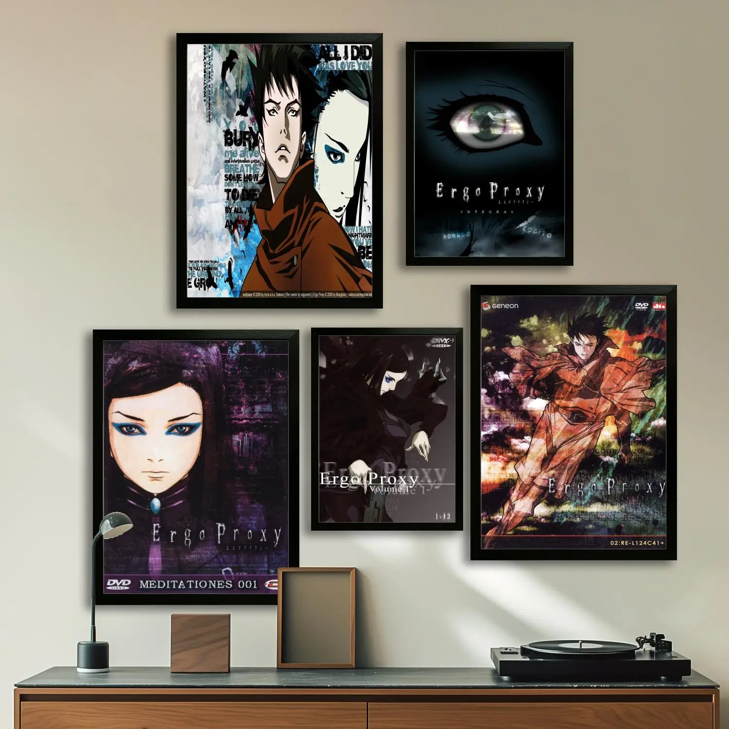 Ergo Proxy Video Game Canvas Art Poster and Wall Art, Picture Print, Modern Family Bedroom Decor, Posters,Decorative painting