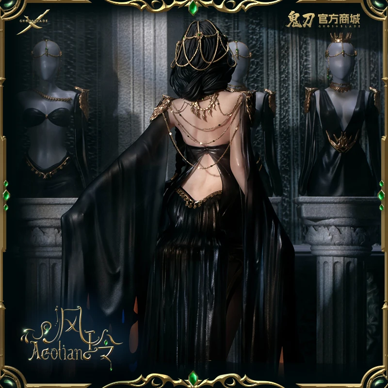 Véritable lame fantôme Anime éolien vent Ling 38 cm Pvc figurine officielle recueillir modèle ornement jouet pour adultes cadeau d'anniversaire