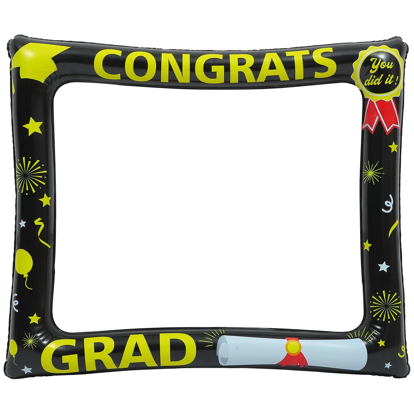 

Inflatable Photo Props PET Material Graduation Party Photo Props Supplies Photography Accessories Handheld Frames