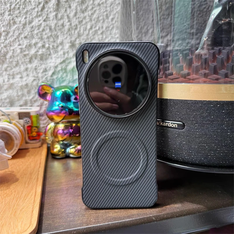 

Чехол для Vivo X300 Pro X200 Ultra X 200 Pro Mini 5G с магнитными магнитами, тонкий тонкий полосатый чехол без рамки, стильный корпус