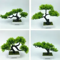 Artificial bonsai plants, small tree flower pots, fake plants, bedroom table decoration flower pots, hotel garden decoration