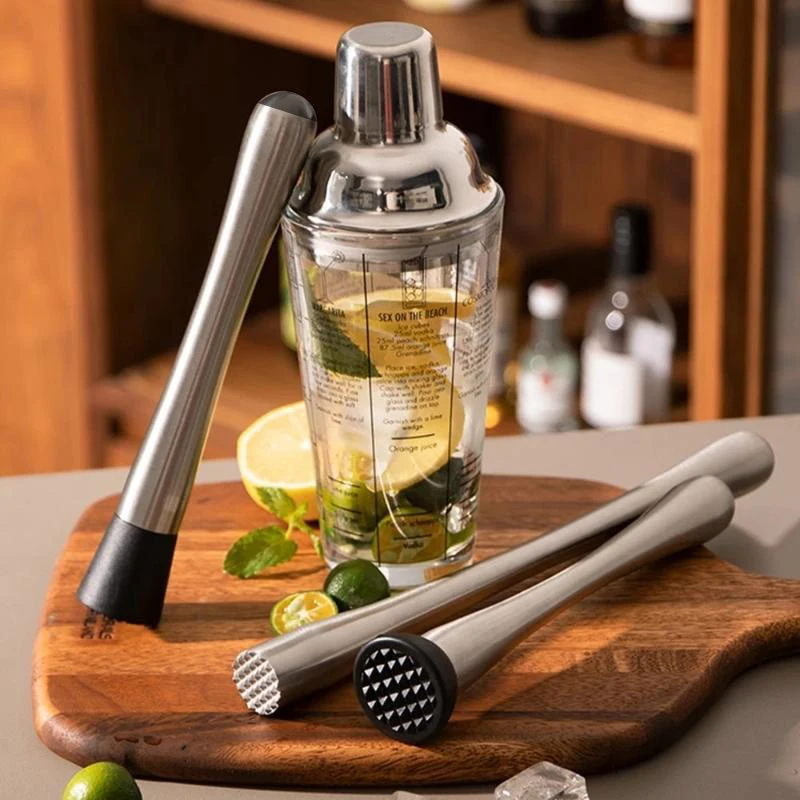 New Stainless Steel Ice Cocktail Crushed Cocktail Popsicle Mash Juice Stick Ice Hammer Bar Tool Lemon Hammer Press