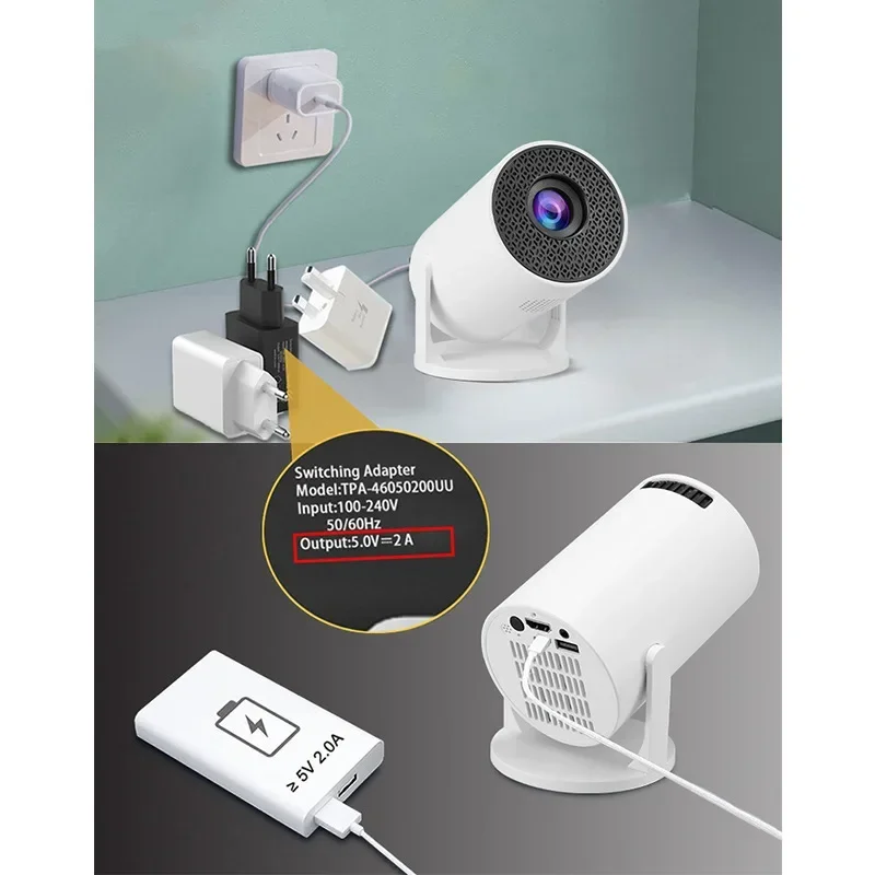 HY300mini same screen home micro portable projector high definition home wireless small mobile phone Home theater