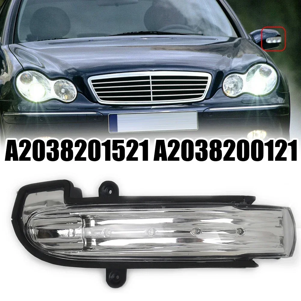 

Rearview Mirror Turn Signal Lamp A2038201521 A2038200121 For Mercedes-Benz C-Class W203 S203 C203 For Saloon For Estate Left/rig
