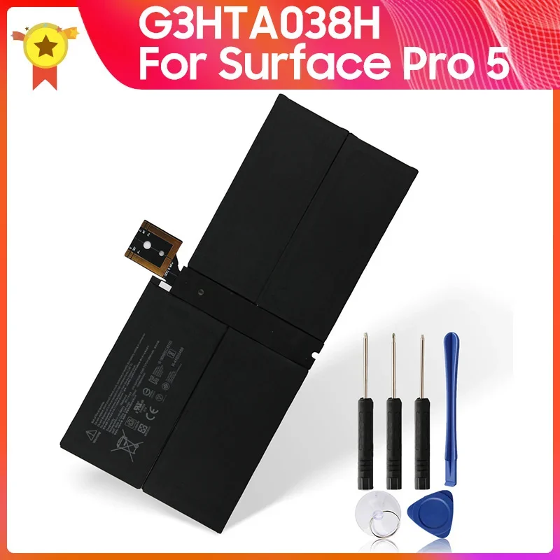 Replacement Battery G3HTA038H 5940mAh For Microsoft Surface Pro 5 Pro5 DYNM02 Microsoft Surface Pro 6 Pro6 Quality Batteries