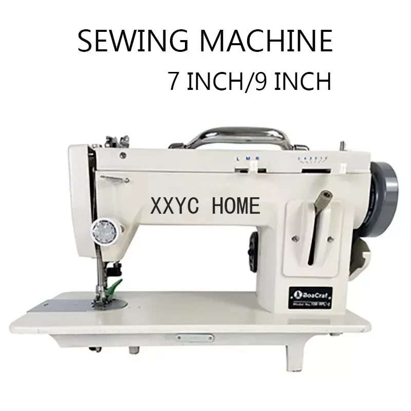 Electric Thick Material Sewing Machine Heavy-Duty Sewing Machine And Walking Foot Zigzag Stitch 9'' Arm Leather