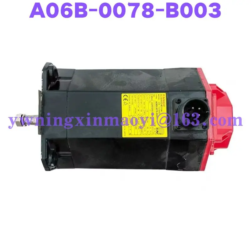 

Used Servo Motor A06B-0078-B003 Normal Function Tested OK