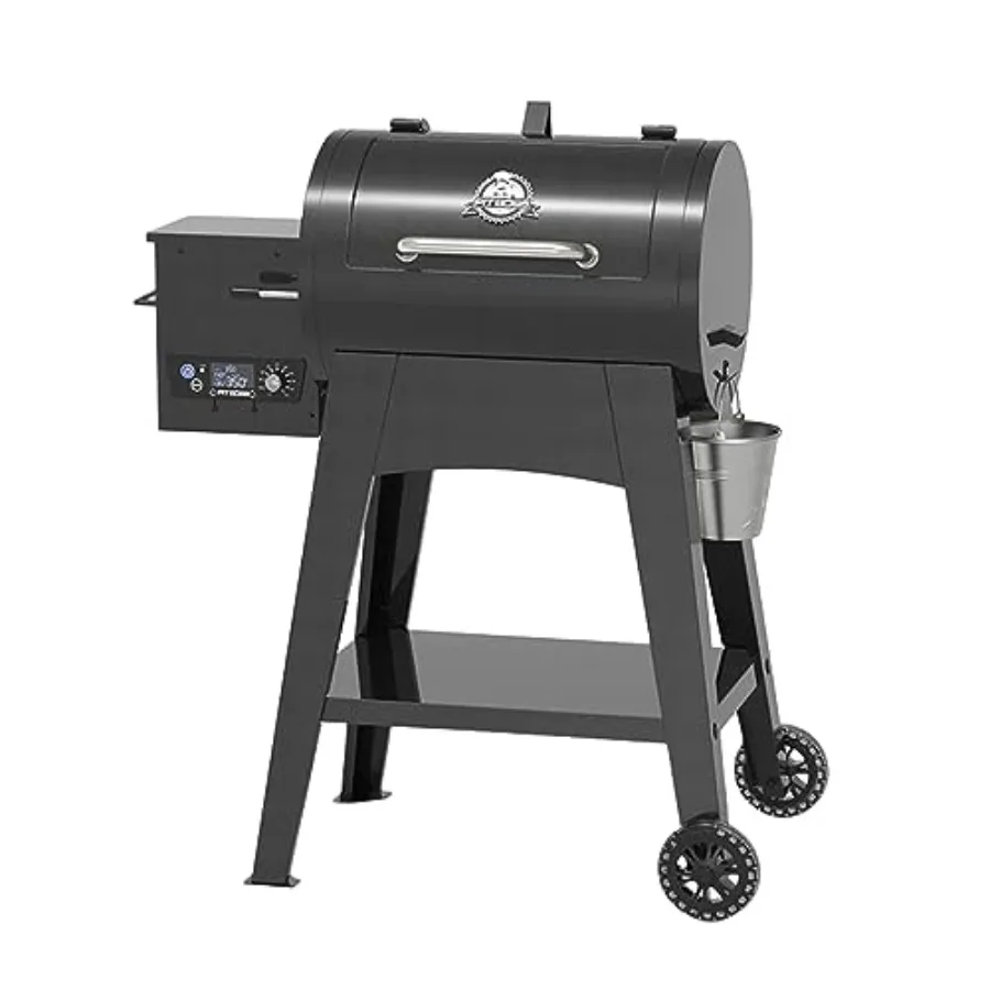 

PB440FB1 Pellet Grill 482 Square Inches Black Cooking Grilling Outdoor Stainless Steel High Heat Resistance Durable