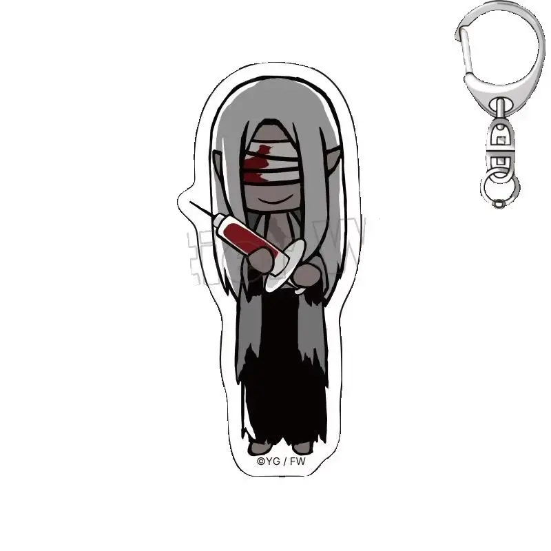 6cm Anime Homicipher Acrylic Pendant Keychains Bag Decorations Accessories Goods Collection Holiday Gifts