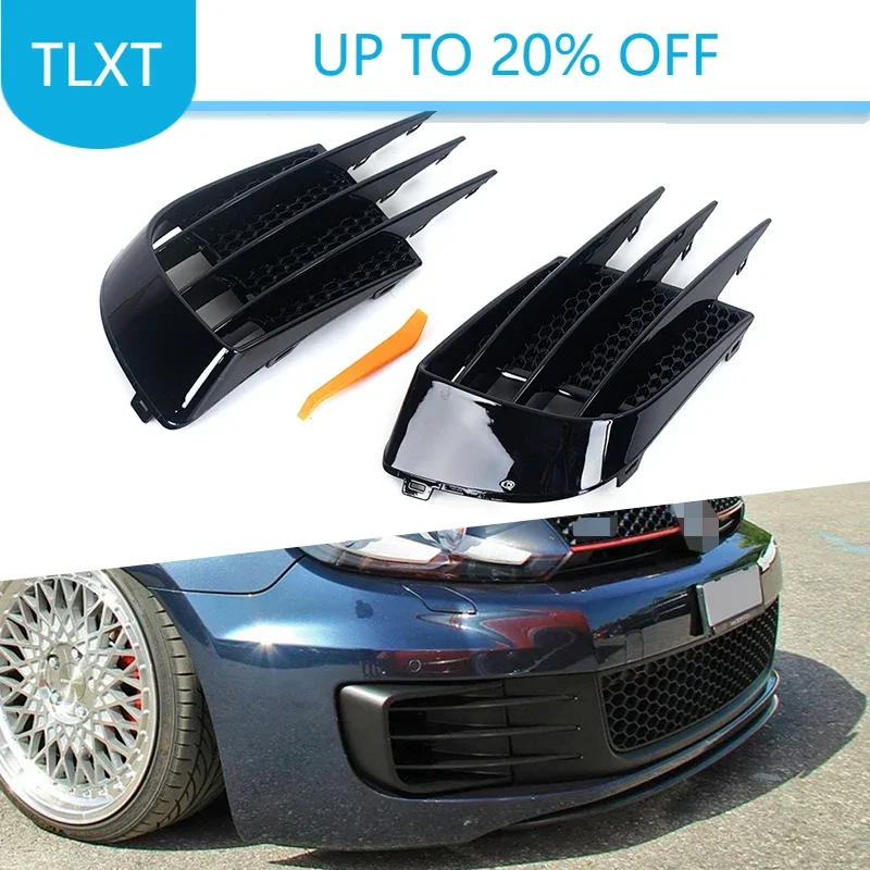 

Для VW Volkswagen Golf 6 MK6 VI GTI R R20 ABS противотуманные фары абажур автомобиля передние противотуманные фары капоты бровей глаз ветровой нож крышка отделка