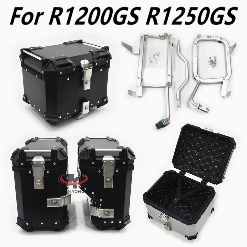 Saddlebag Top Case Box waterproof For BMW R1200GS Adventure LC R1250GS GS1250 GS1200 R 1250 GS 2013-2024 Motorcycle Panniers