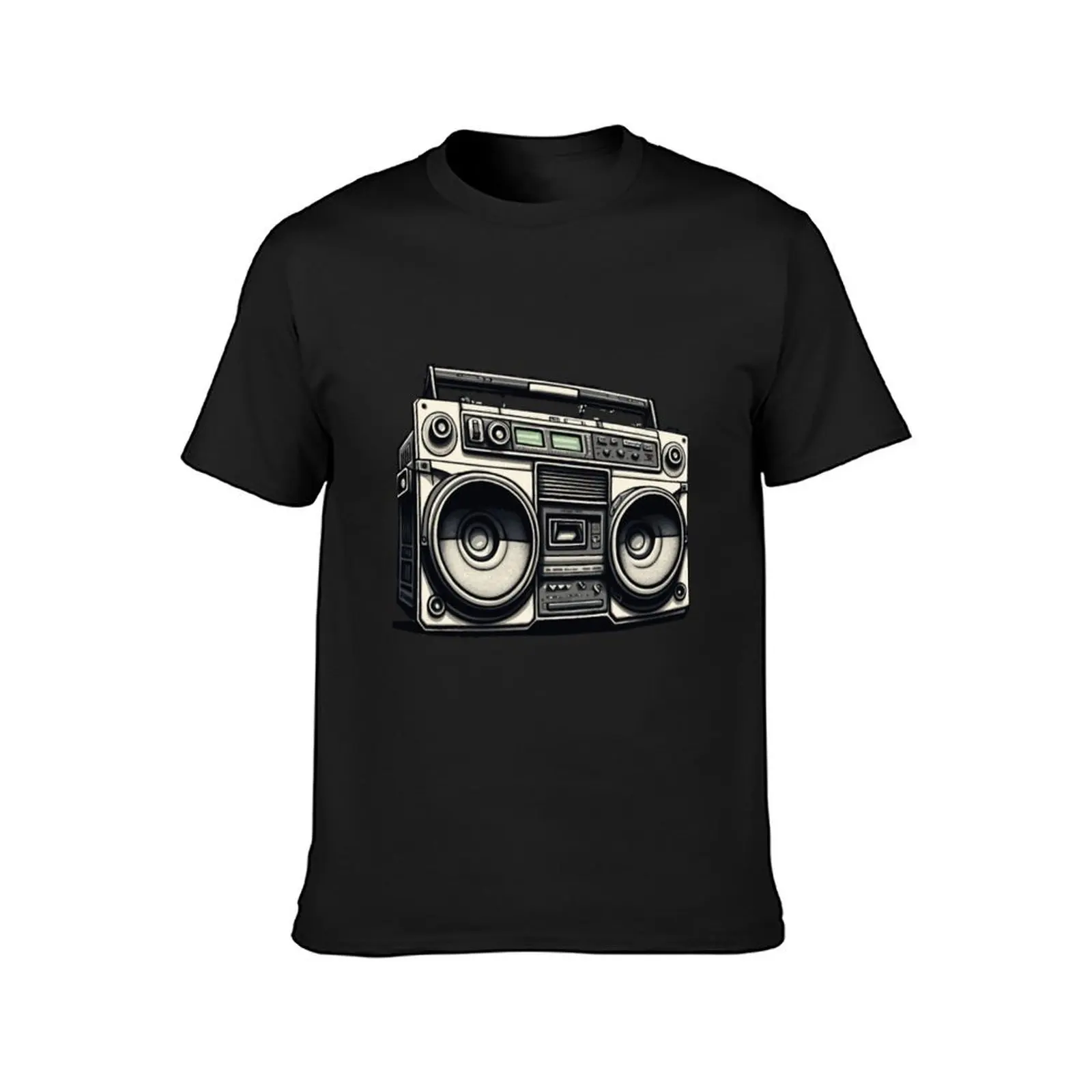 Ghettoblaster T-Shirt Aesthetic clothing blanks plain white t shirts men