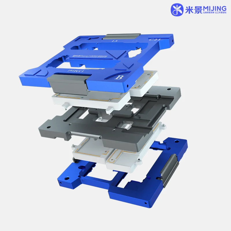 MJ Mijing Motherboard Tester For iPhone X/XS/11/12/13/14/15 Pro MAX Logic Board Middle Layer Separate Middle Frame Test Fixture