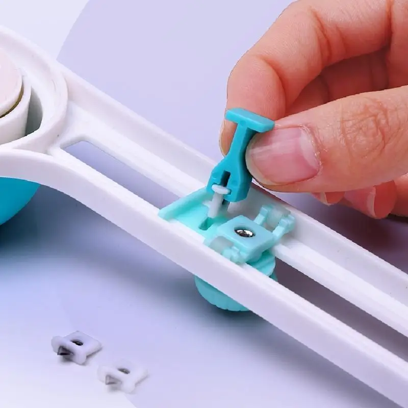 Pemotong kertas melingkar M5TB yang dapat disesuaikan untuk kartu anak -anak membuat album foto scrapbooking