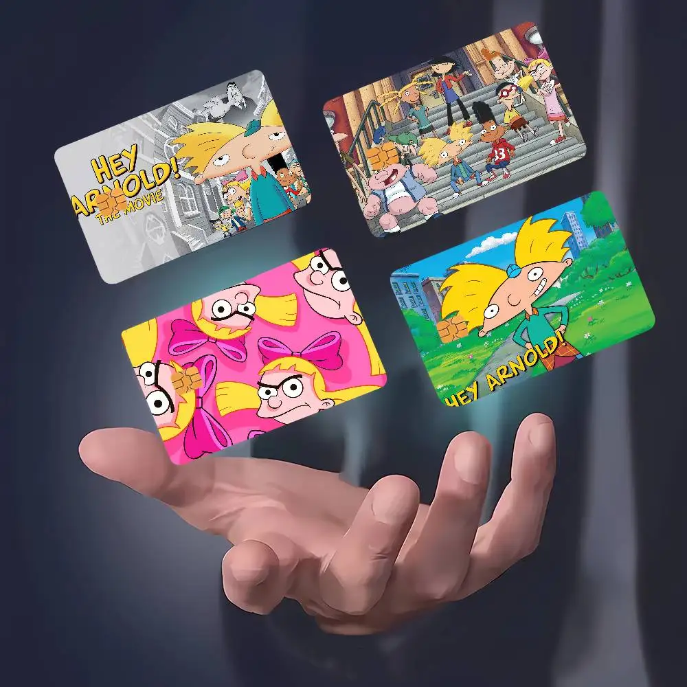 أنيمي يا A-arnolds الزخرفية فيلم مقاوم للماء غطاء الجلد ملصقات بطاقة الائتمان الخصم الأمامي حافلة البنك #1