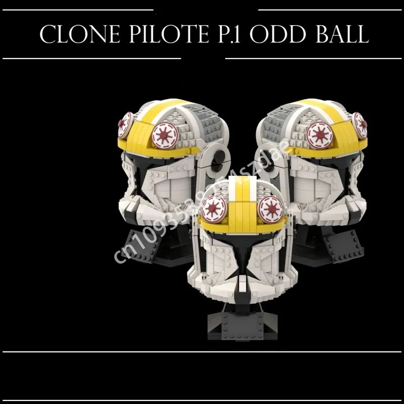 

825pcs MOC Helmet Clone Pilote Phase 1 Odd Ball Model Building Christmas Gift Blocks DIY Idea Education Brick Kids Toy Birthday
