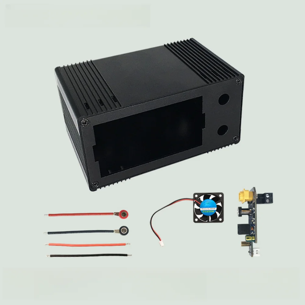 aluminum-alloy-case-for-dc-power-supply-projects-featuring-pd-port-integration-and-rotatable-display-mounting-structure