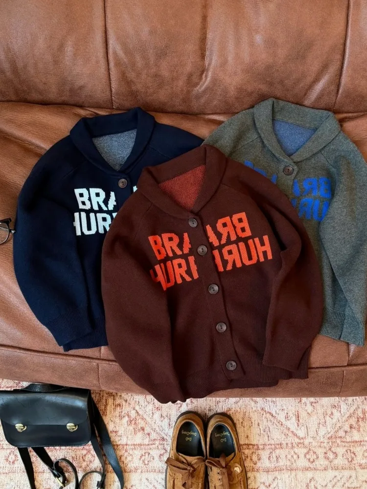 korean-style-knitted-sweater-brown-versatile-top-for-boys-baby-autumn-wear-fashionable-children's-clothing-from-china