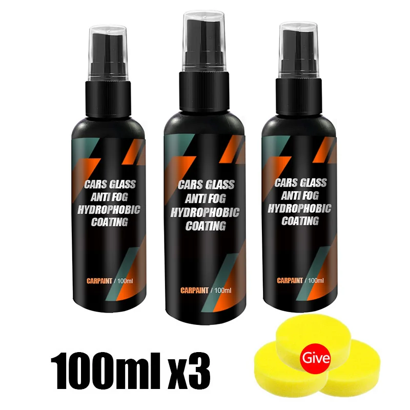 Motorcycle Glass Anti-rain For Car Water Repellent Fortify Dashboard Rearview Mirror Hydrophobic Coating Enhanced Visibility Spr
