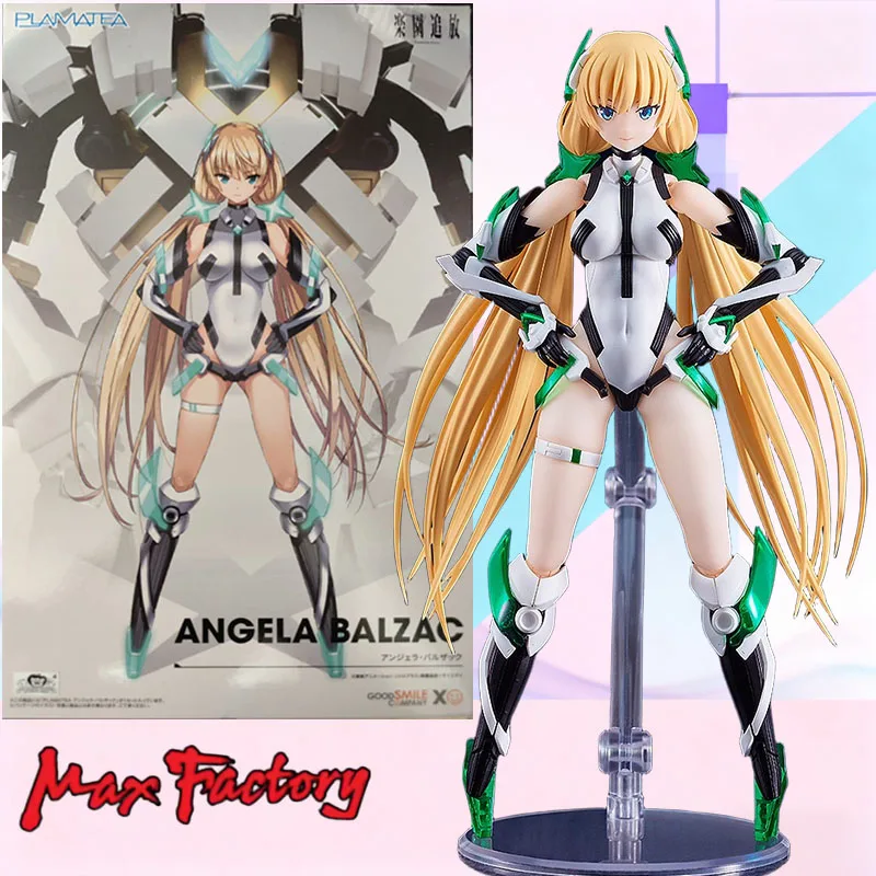

In Stock GSC MODEROID Original Box PLAMATEA ANGELA BALZAC NEW ARHAN Action Figure Model Toy Gift for Kids Foam Box Packaging