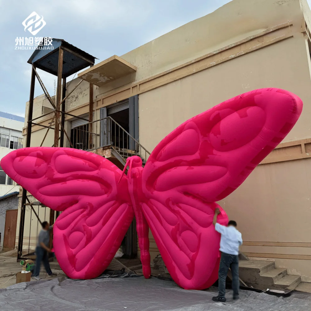 Inflatable butterflies, suitable for use in art exhibitions and photo spots in shopping malls, as well as for wall decoration.
