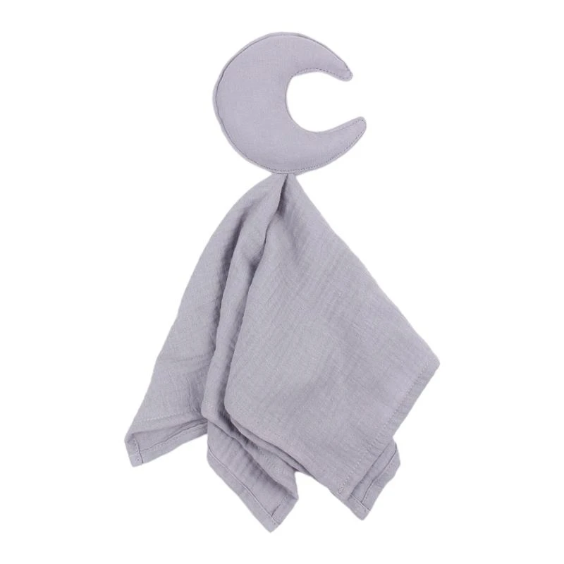 

J15U Moon Star Baby Comfort Safety Blanket Soothe Soothing Towel nfant Supplies for Baby Girls Boys Sleeping Playing Plush Toy