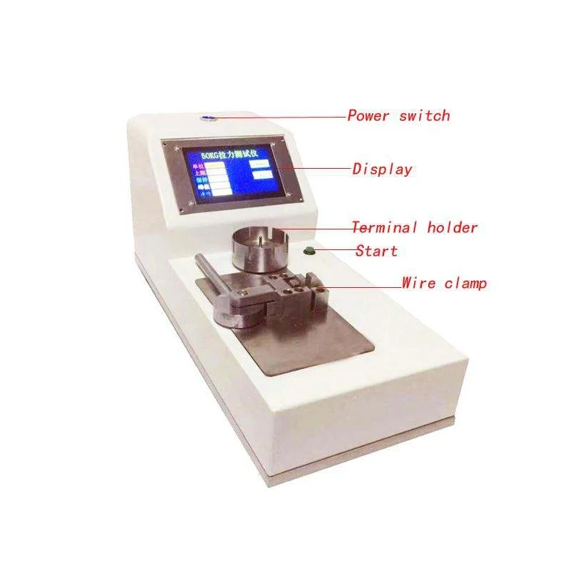 JH-405 Terminal Wire Tensile Tester High-Precision ≤50KG Force Test Machine AC220V for Wiring Safety Testing