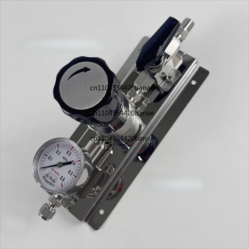 316L single gauge pressure reducing stainless steel secondary end point pressure reducing valve