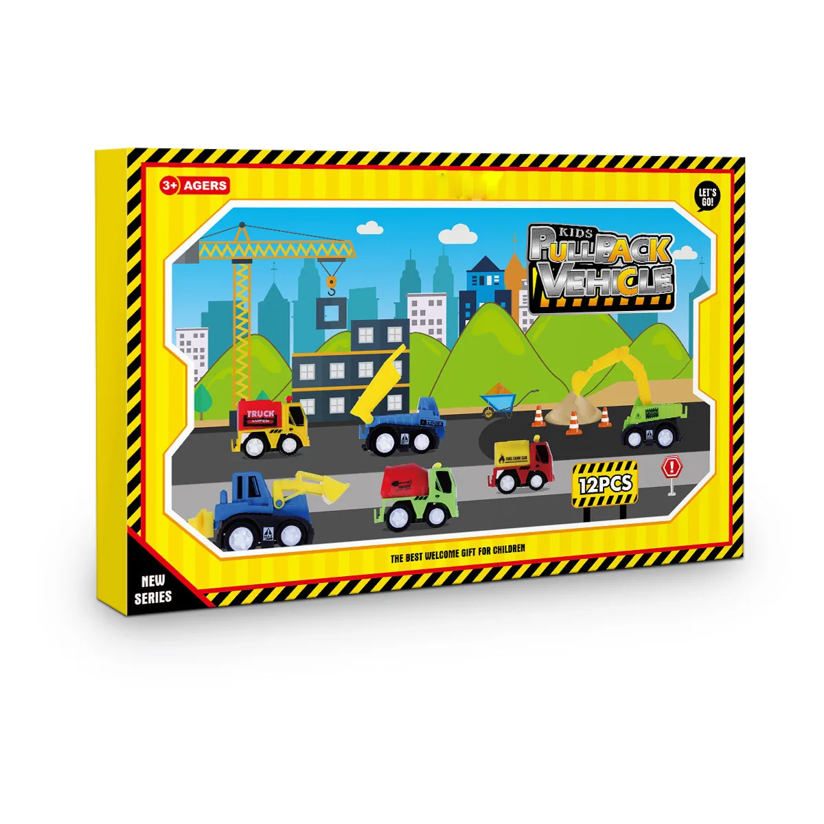 Tirare indietro l'auto giocattolo fuoristrada giocattoli camion auto modello veicoli set da gioco per bambini