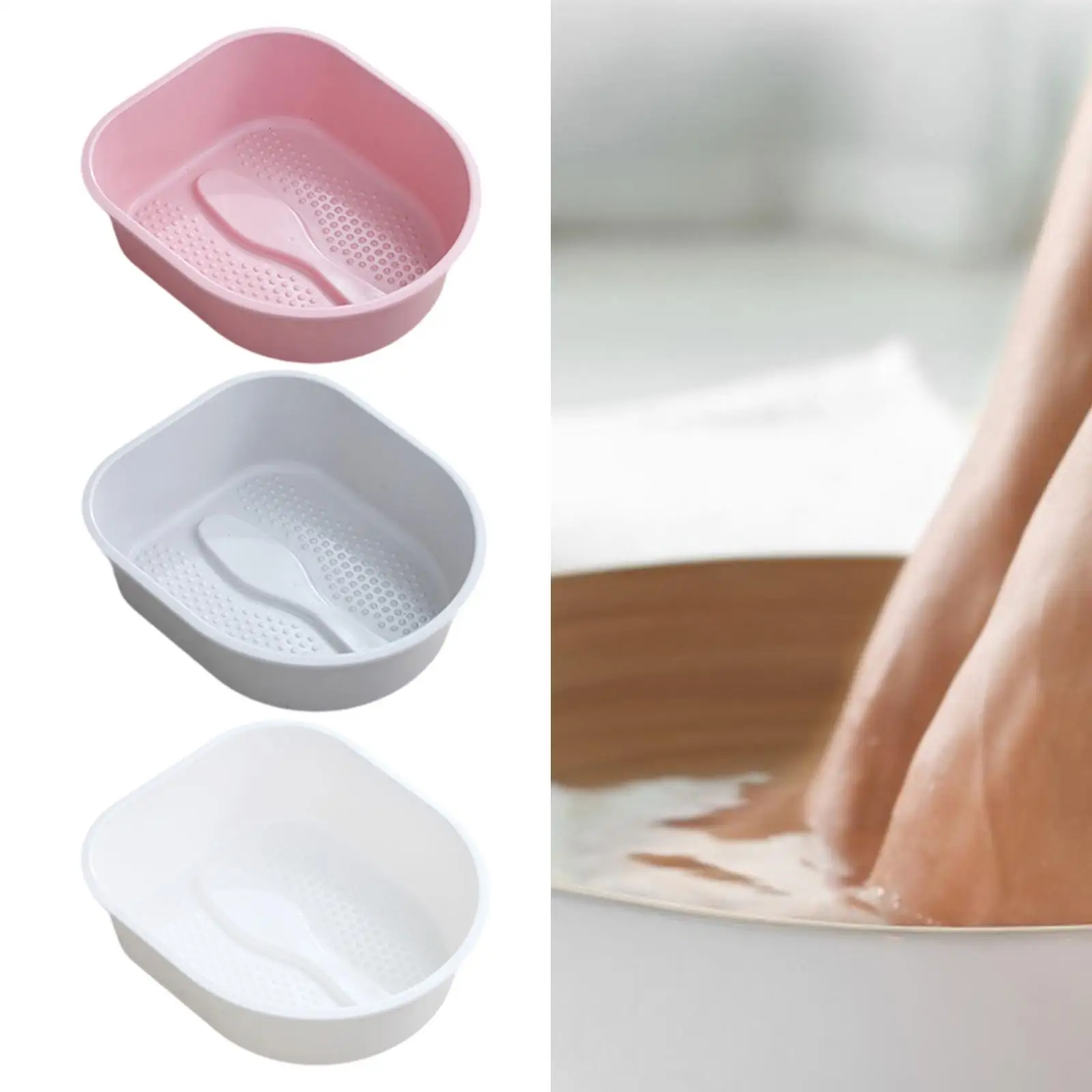 Foot Bath Tub Household Gift Massage Tub Versatile Portable Massage Bucket for Adults Dry Cracked Feet Men Pedicure Soaking Feet