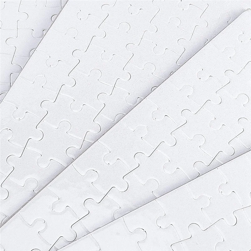 

Последние 20 комплектов пустых сублимационных пазлов формата А4 с 120 шт. DIY термопресс-пазл для переноса жемчуга пустой головоломка